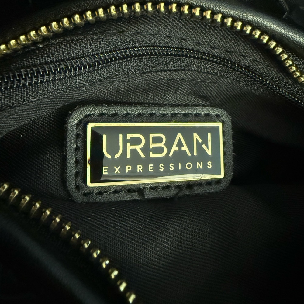 URBAN EXPRESSIONS WOVEN KNOT HOBO VEGAN PURSE HANDBAG - Picture 8 of 16